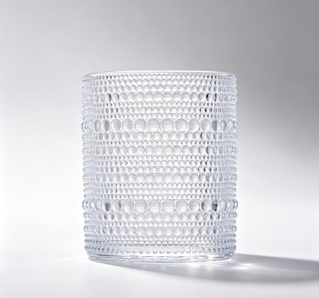 Minimalist Japanese Bubble Textured Water Glass 220-300ml