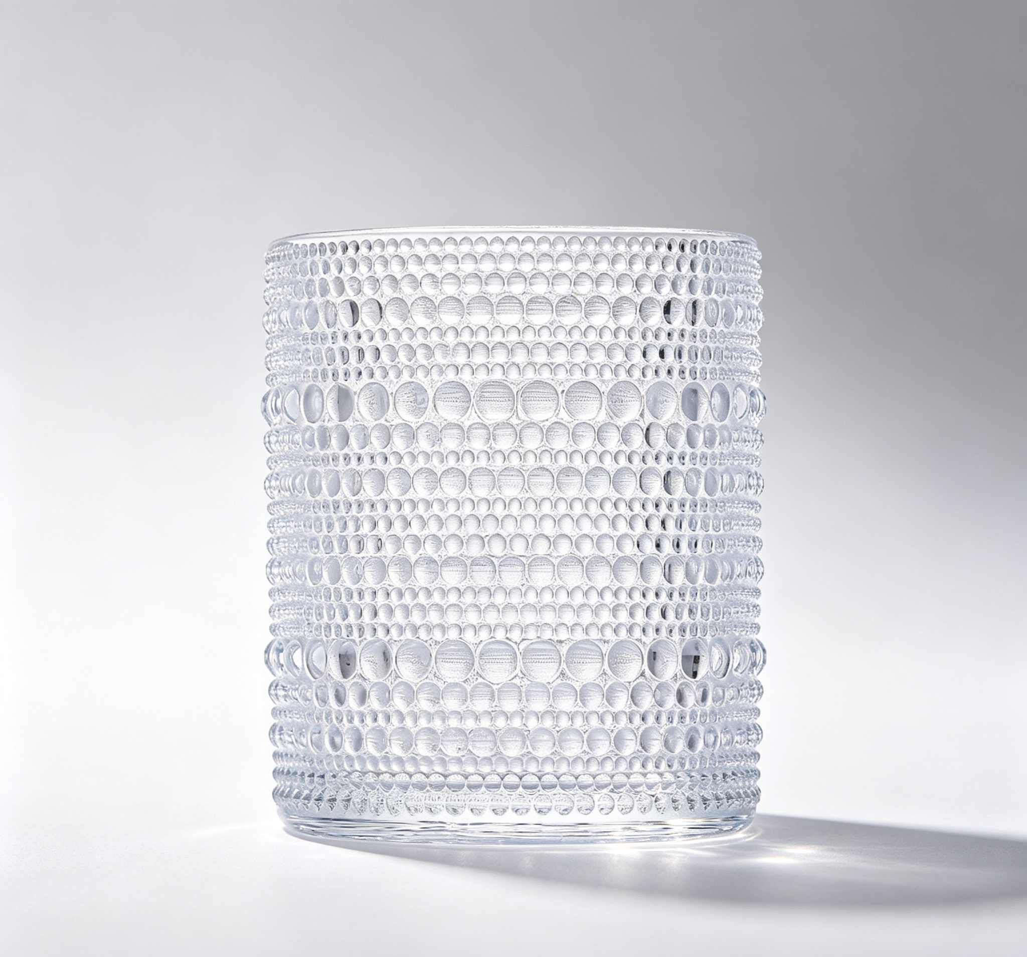 Minimalist Japanese Bubble Textured Water Glass 220-300ml