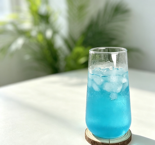 Sleek Ins-Style Tall Round Drinking Glass, 500ml Multi-Purpose Beverage Tumbler